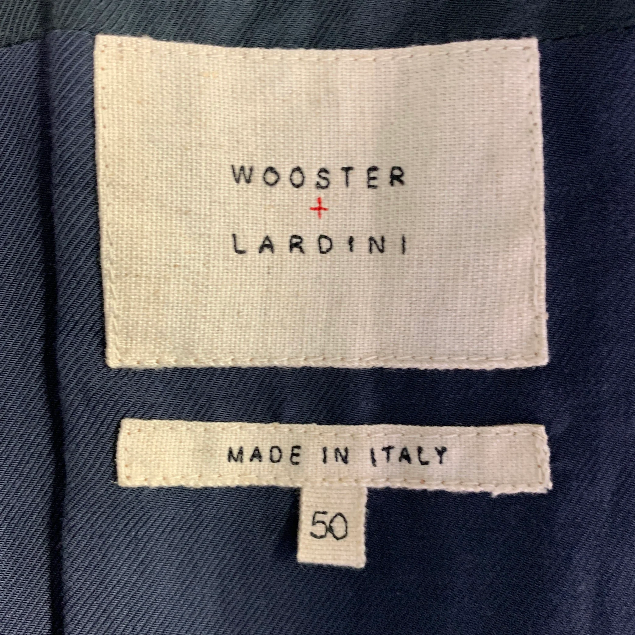 WOOSTER + LARDINI Size 40 Regular Tan Wool Notch Lapel Sport Coat - Image 7