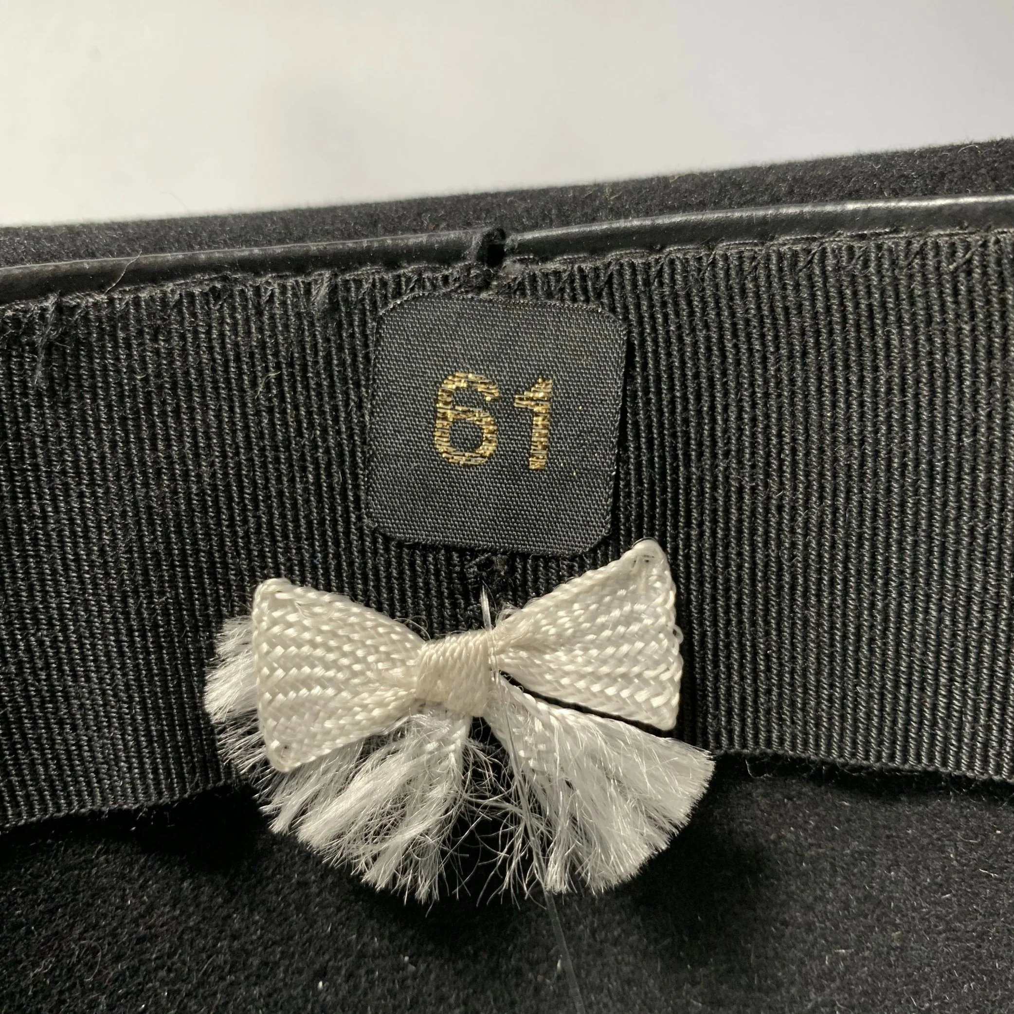 WORTH & WORTH Size 61 Black Hats - Image 9