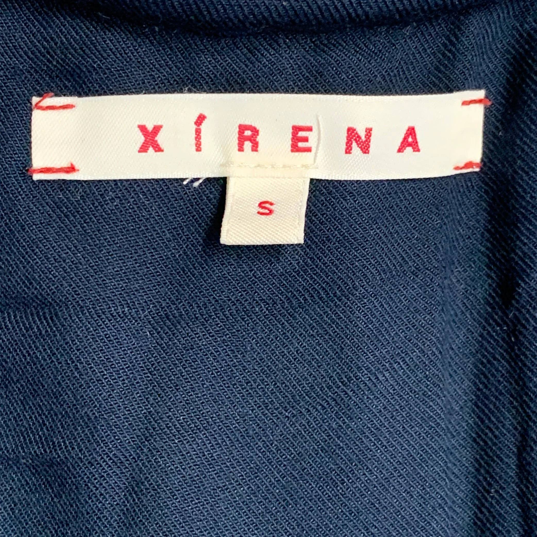 XIRENA Size S Jensen Navy Faux Fur Hook Eye Jacket - Image 4