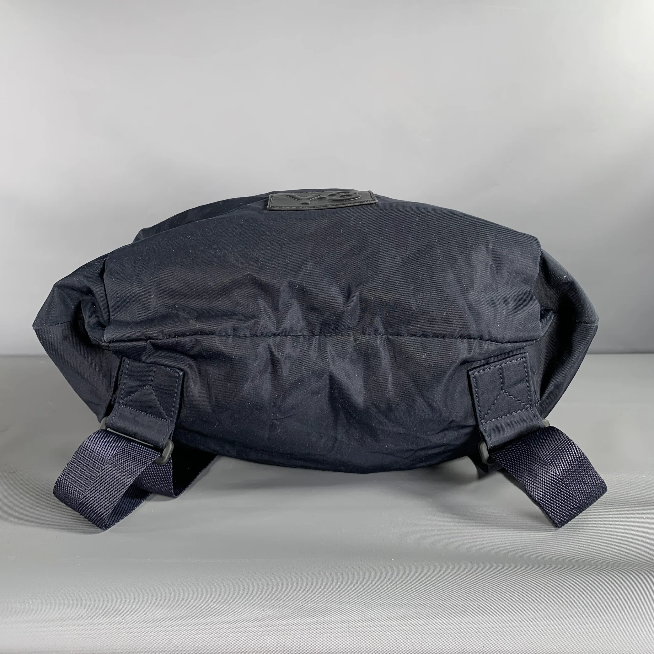 Y-3 Size One Size Navy Solid Nylon Backpack Bags - Image 6