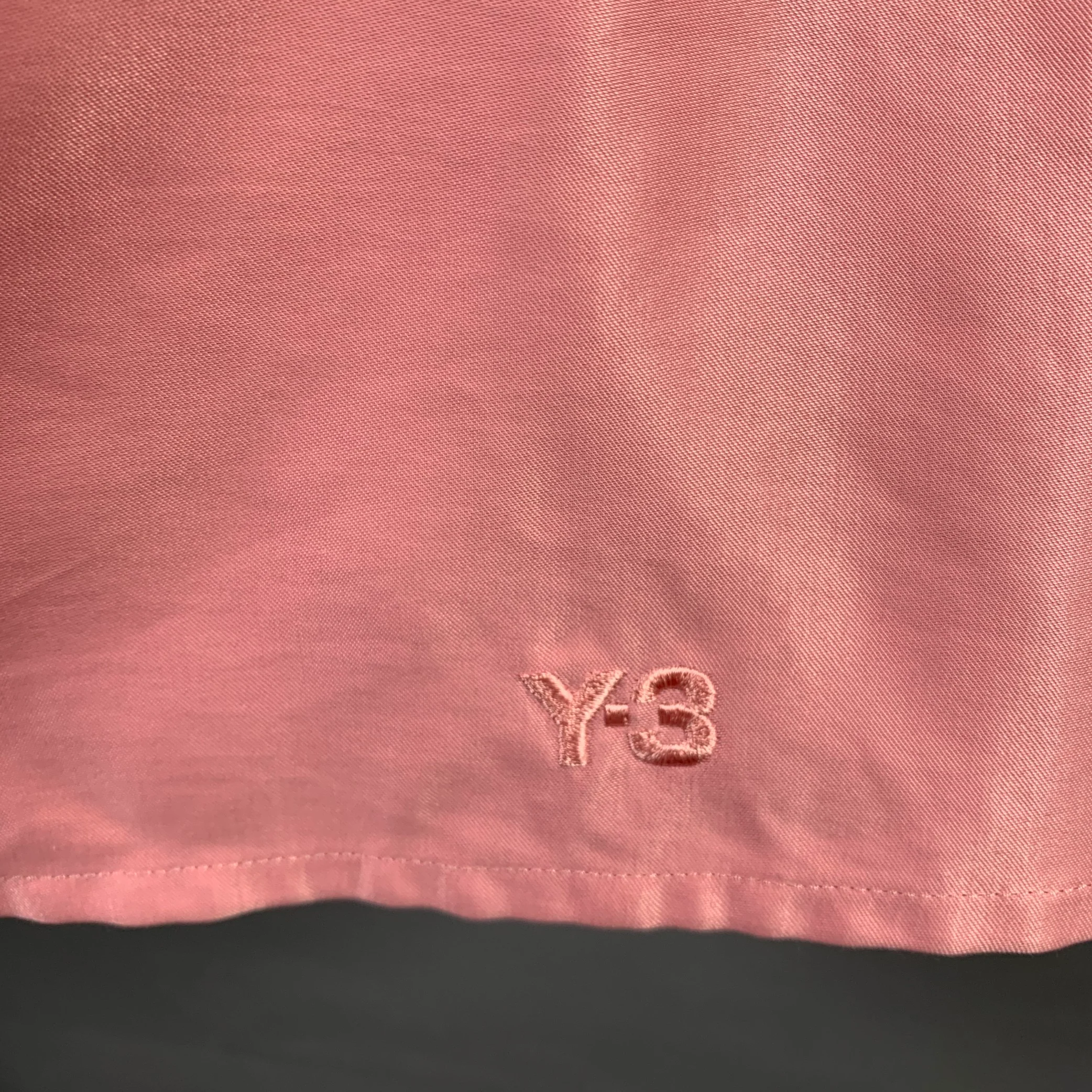 YOHJI YAMAMOTO Size M Pink Solid One pocket Mid-Calf Skirt - Image 2
