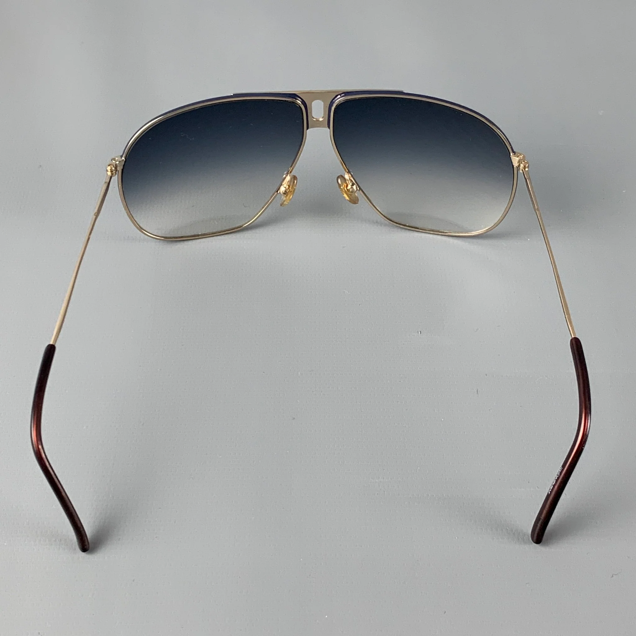 YVES SAINT LAURENT Black Silver Metal Sunglasses - Image 3