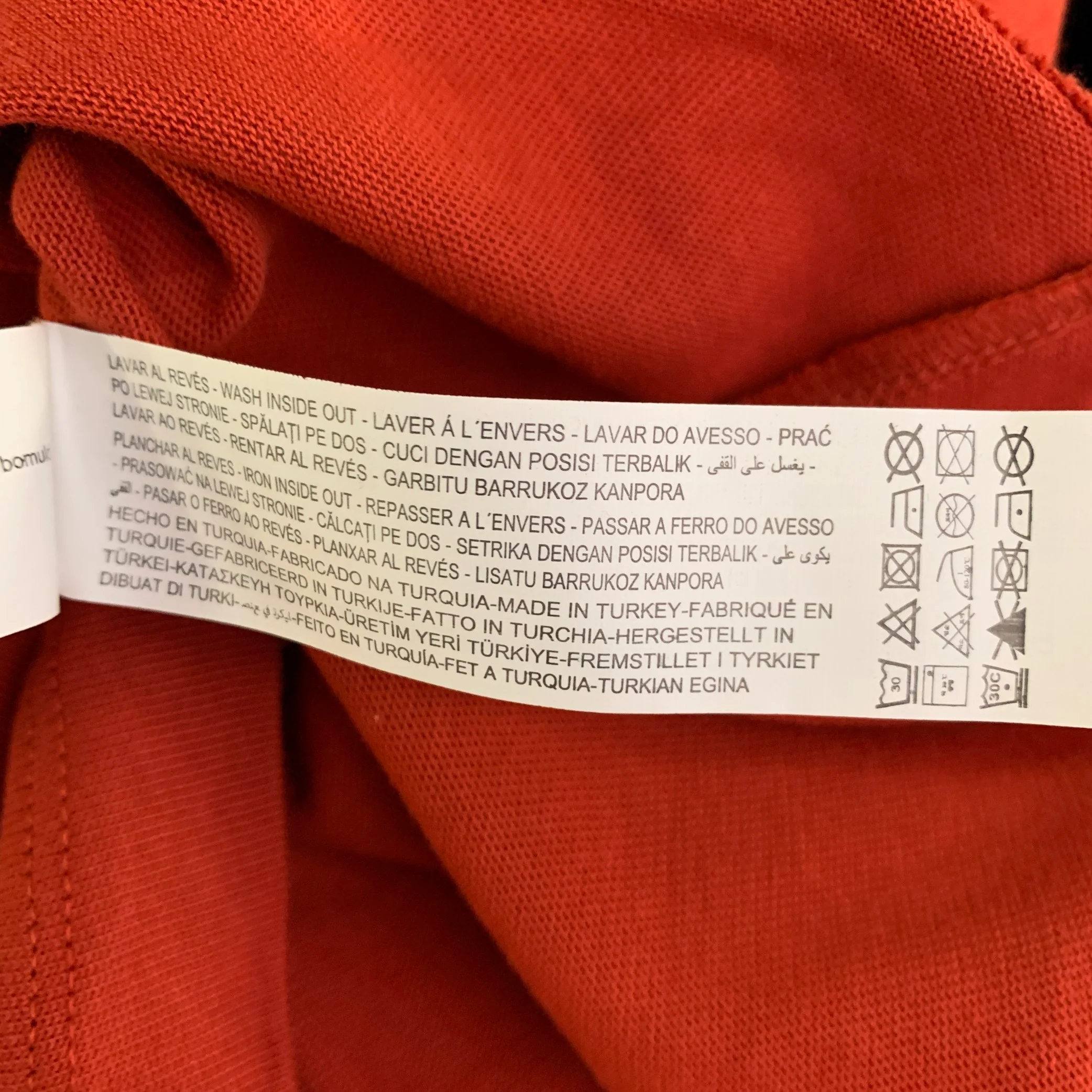 ZARA x ROBERT MAPPLETHORPE Size M Red Orange Print Cotton Crew Neck T-shirt - Image 8